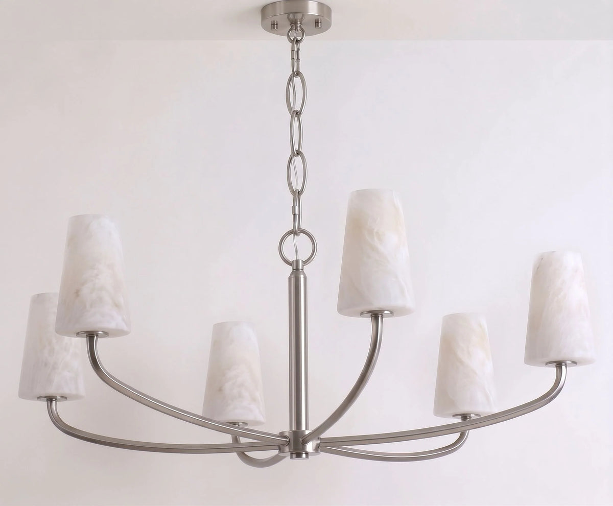 Osier Alabaster Chandelier