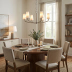 Osier Alabaster Chandelier