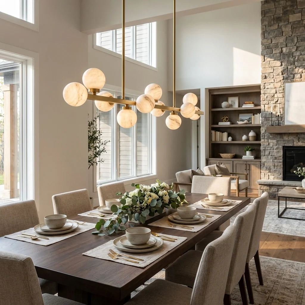 Calder Alabaster Chandelier