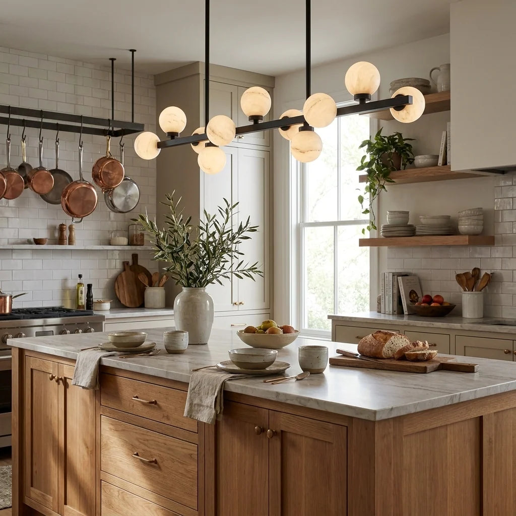 Calder Alabaster Chandelier