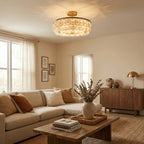 Sorrel Alabaster Disc Chandelier