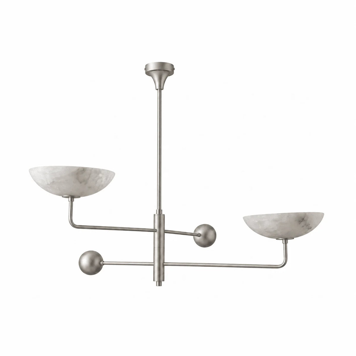 Compass Alabaster Bowl Chandelier