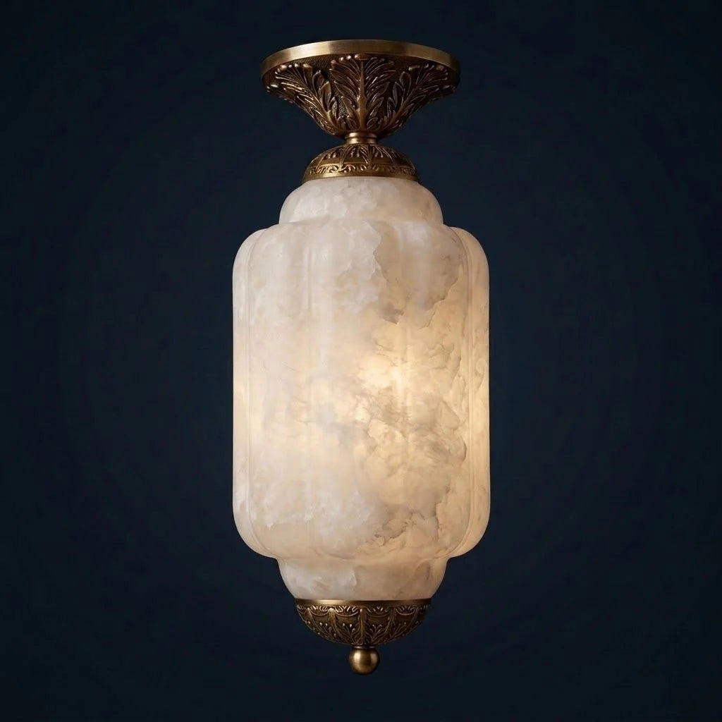 Windsor Alabaster Flush Mount Light