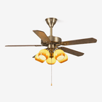 Brielle Vintage Ceiling Fan Light
