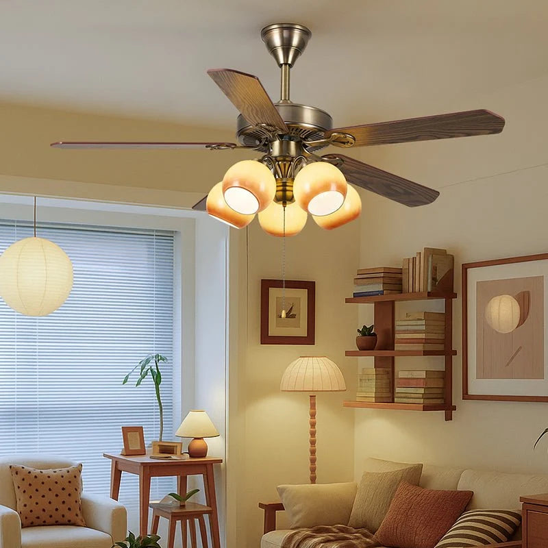 Brielle Vintage Ceiling Fan Light