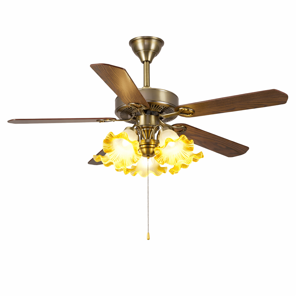 Brielle Vintage Ceiling Fan Light