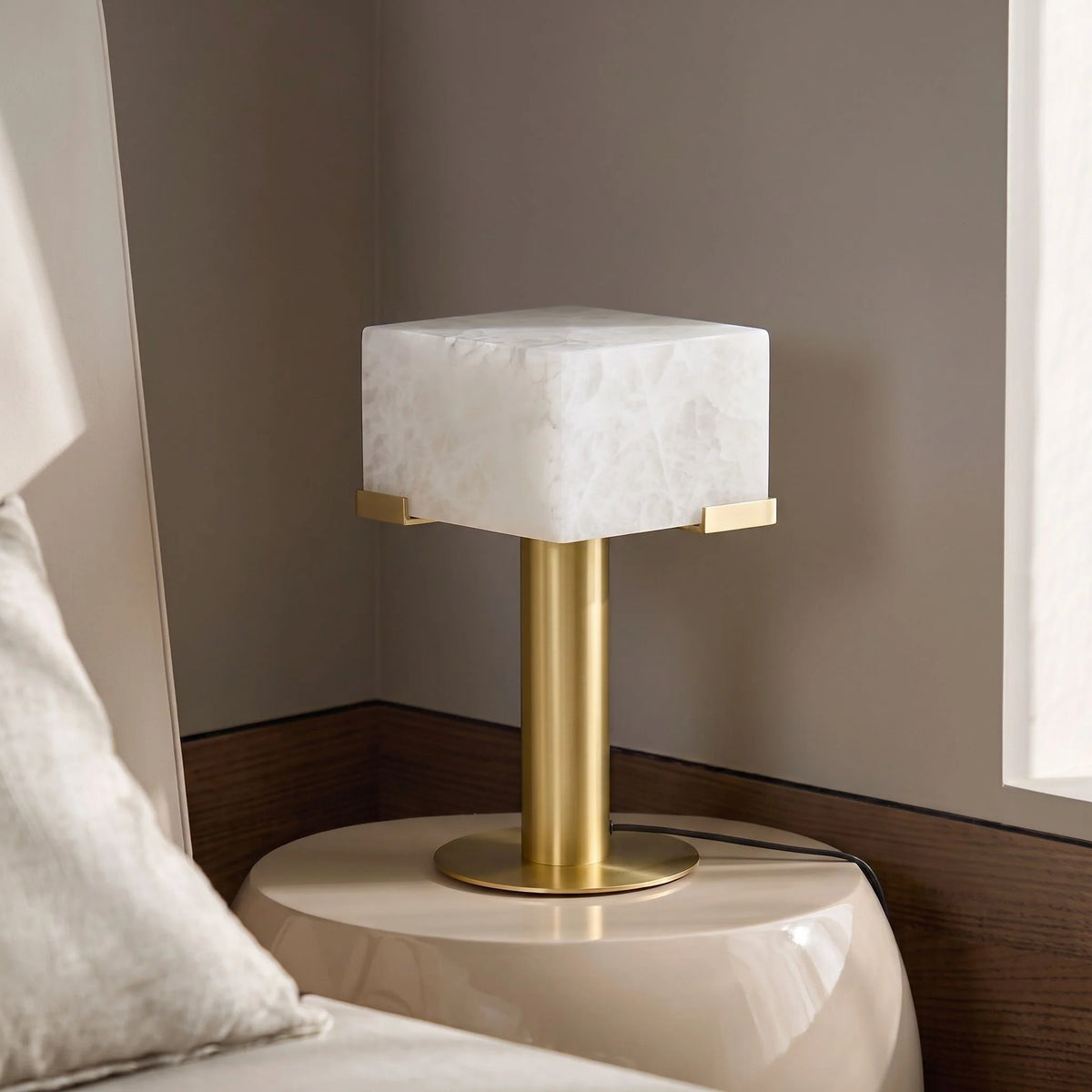 Monolith Alabaster Table Lamp