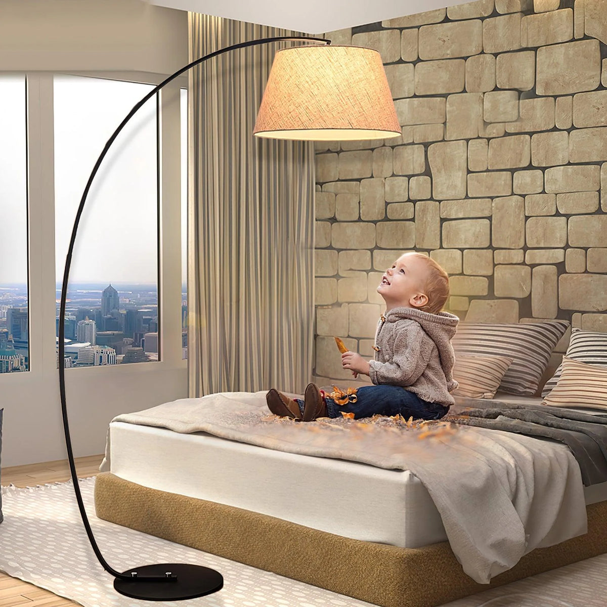 Slim Arc Floor Lamp