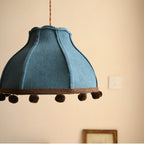 Clover Pom-Pom Trim Pendant Light