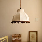 Clover Pom-Pom Trim Pendant Light