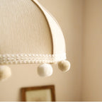 Clover Pom-Pom Trim Pendant Light
