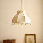Clover Pom-Pom Trim Pendant Light