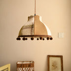 Clover Pom-Pom Trim Pendant Light
