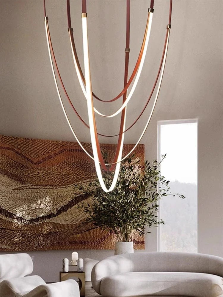 Lunara Strap Chandelier
