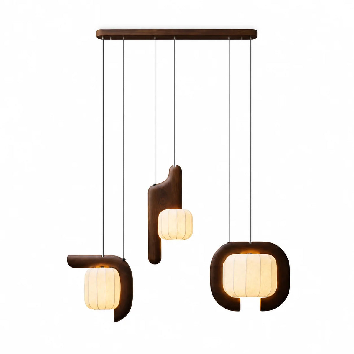 Bough Fluted Paper Pendant Lamp
