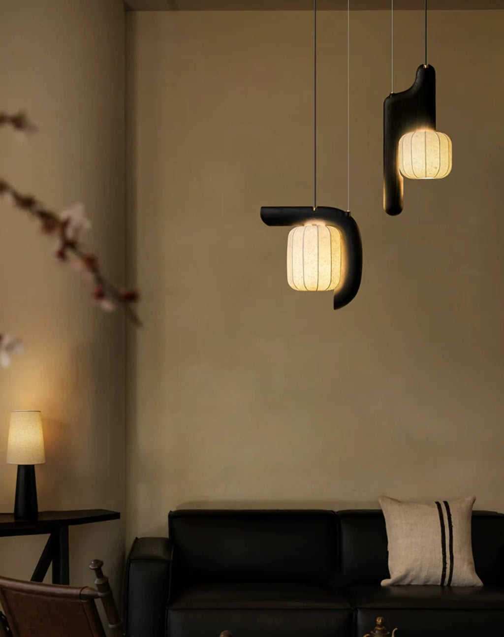 Bough Fluted Paper Pendant Lamp