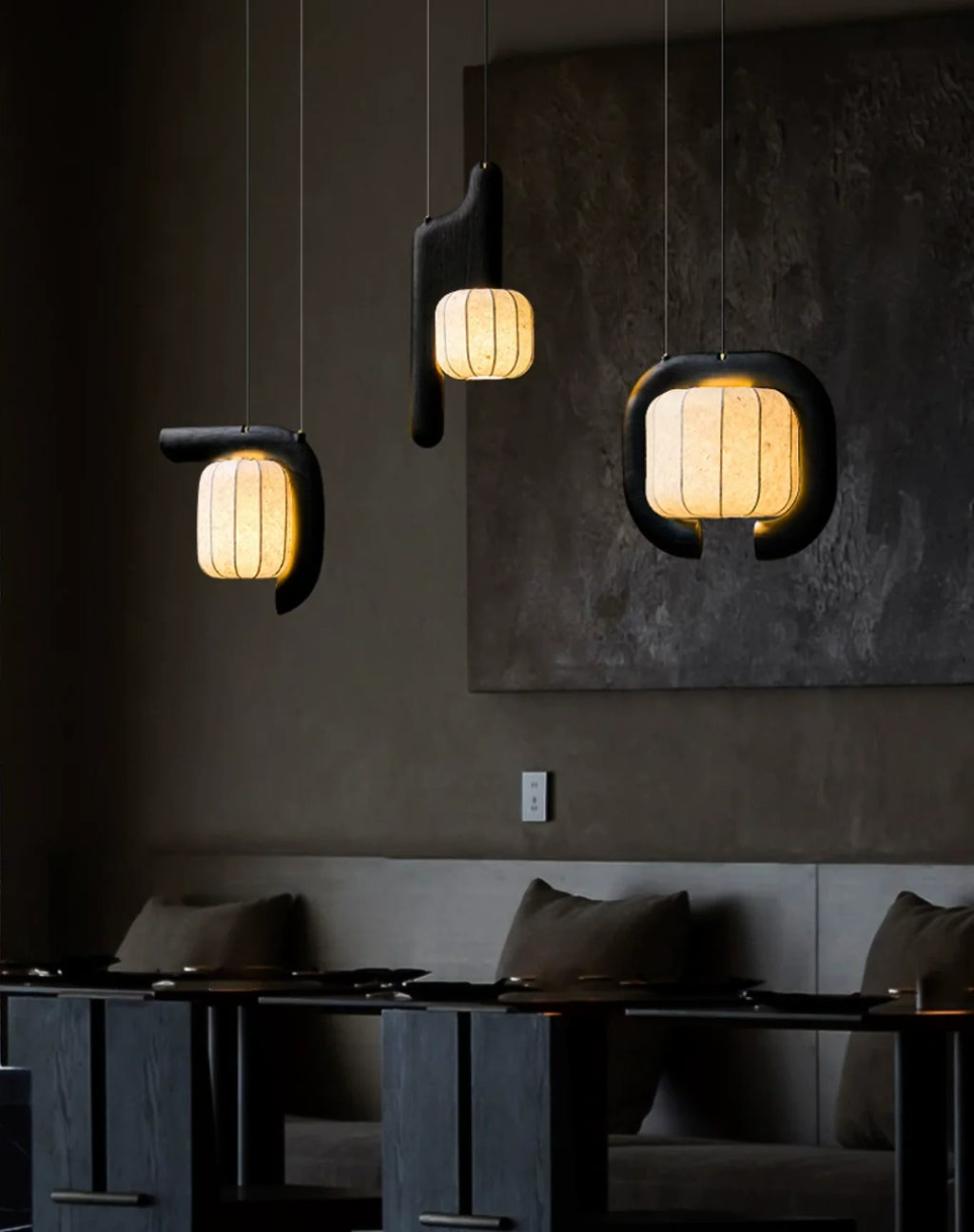Bough Fluted Paper Pendant Lamp