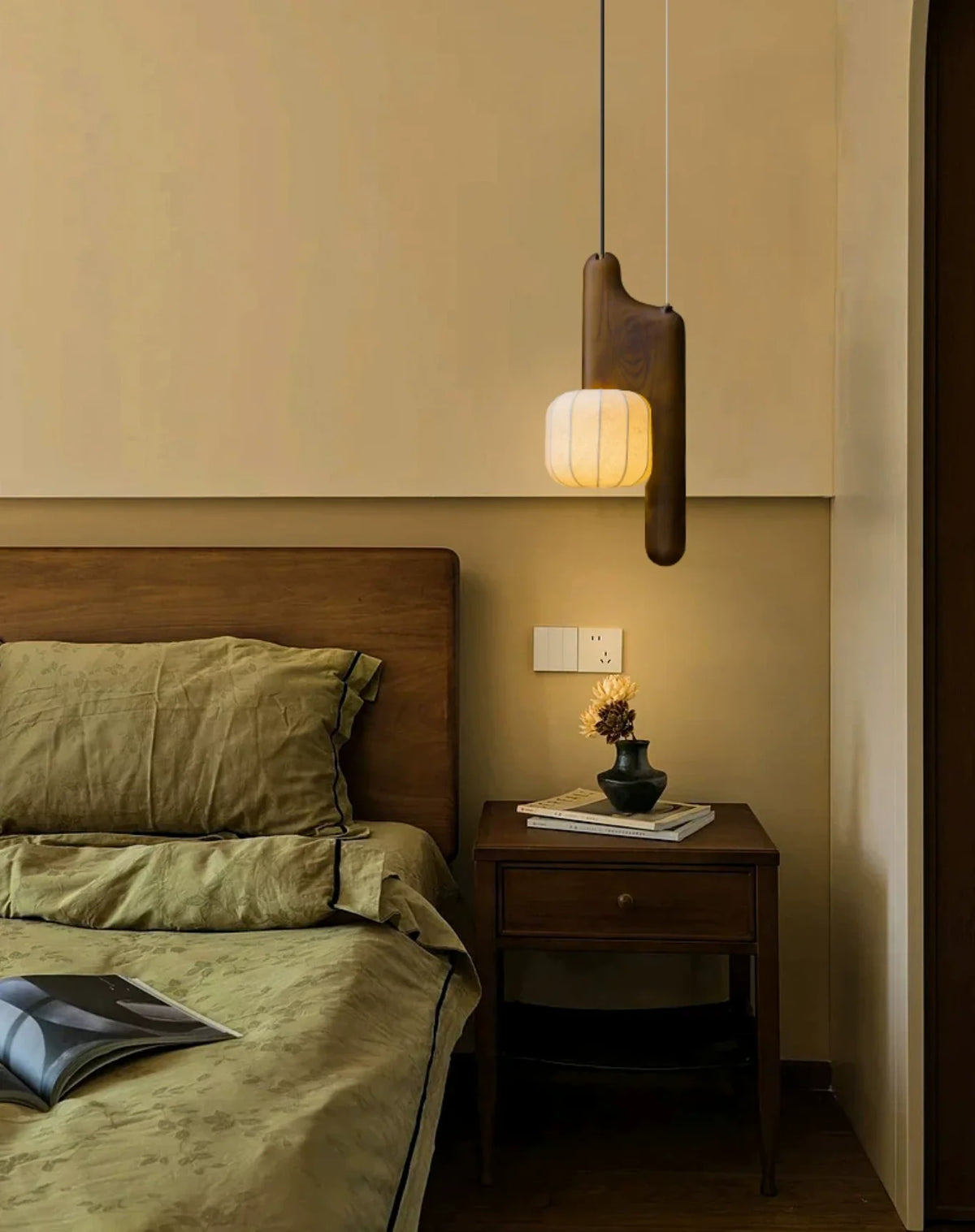 Bough Fluted Paper Pendant Lamp