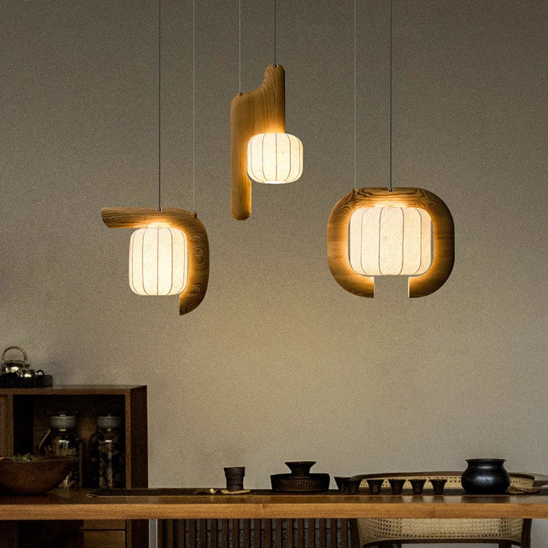 Bough Fluted Paper Pendant Lamp