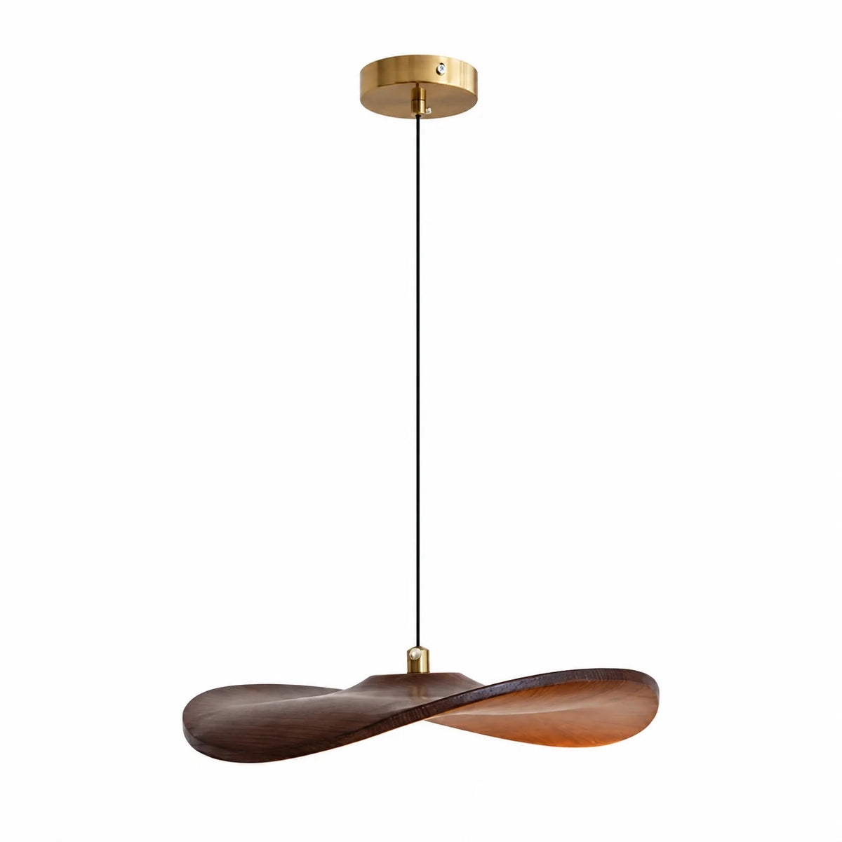Gyre Wood Blade Chandelier