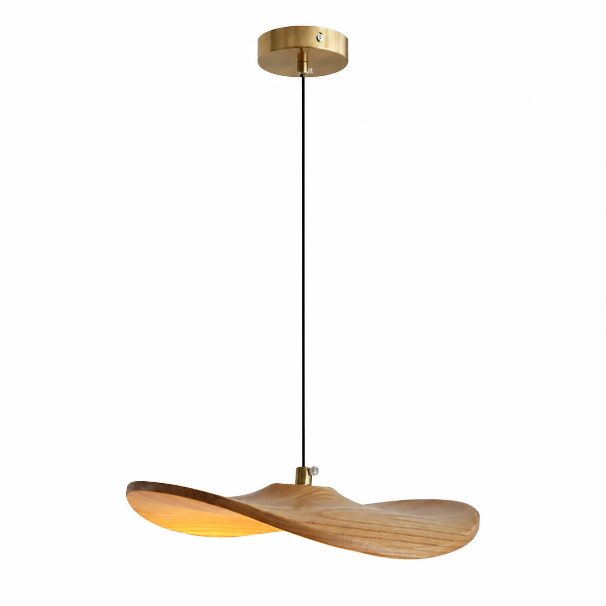 Gyre Wood Blade Chandelier