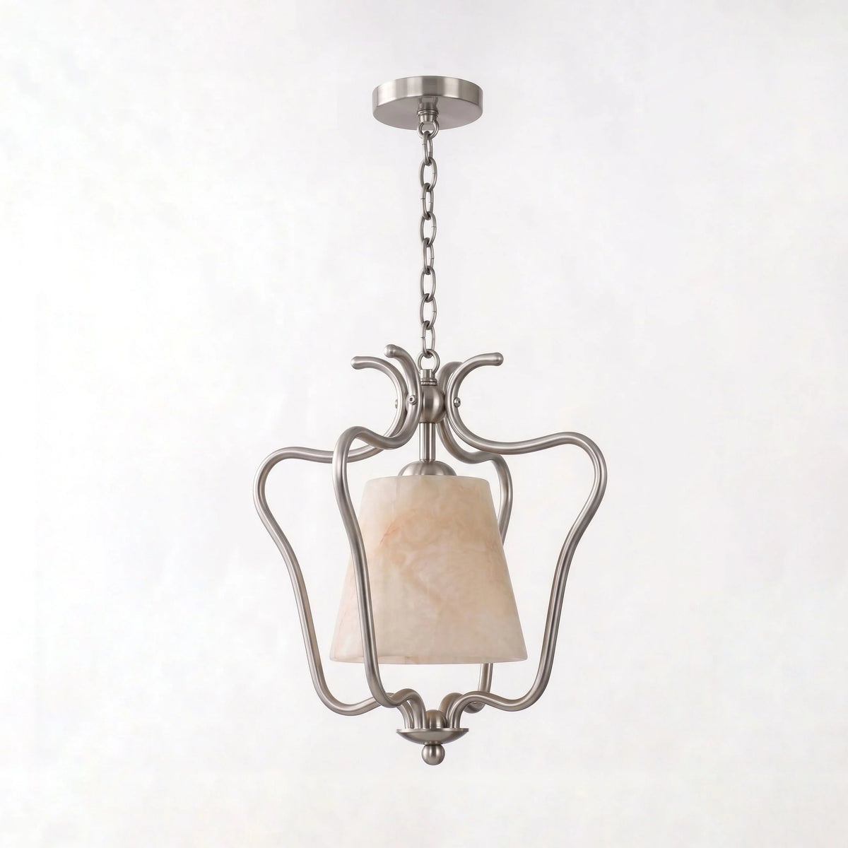 Filigree Alabaster Lantern Pendant Lamp