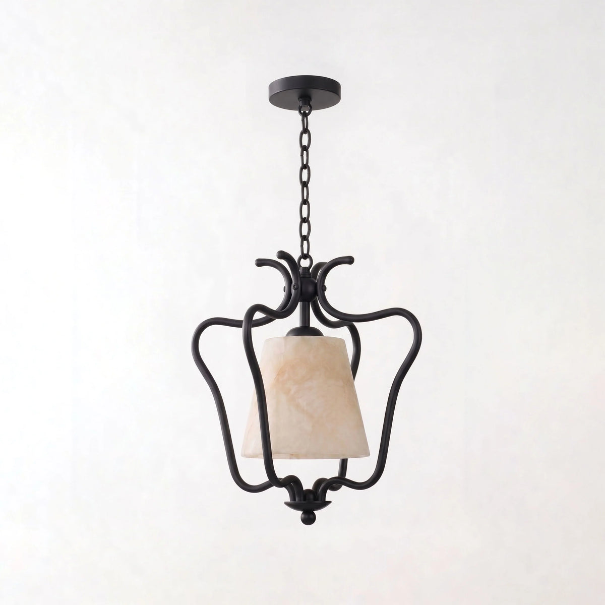 Filigree Alabaster Lantern Pendant Lamp