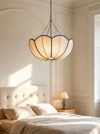 Poppy Scalloped Fabric Pendant Lamp