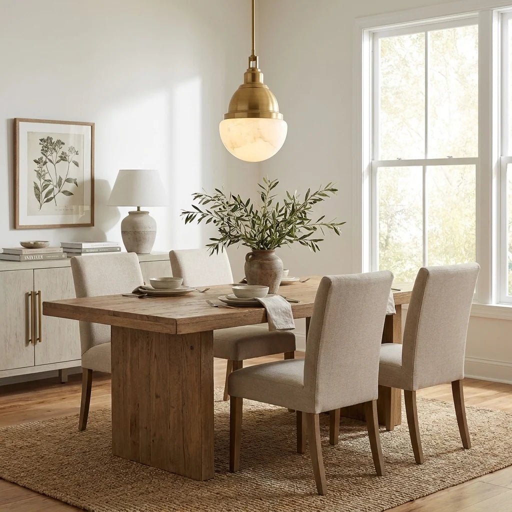Acorn Alabaster Pendant Lamp