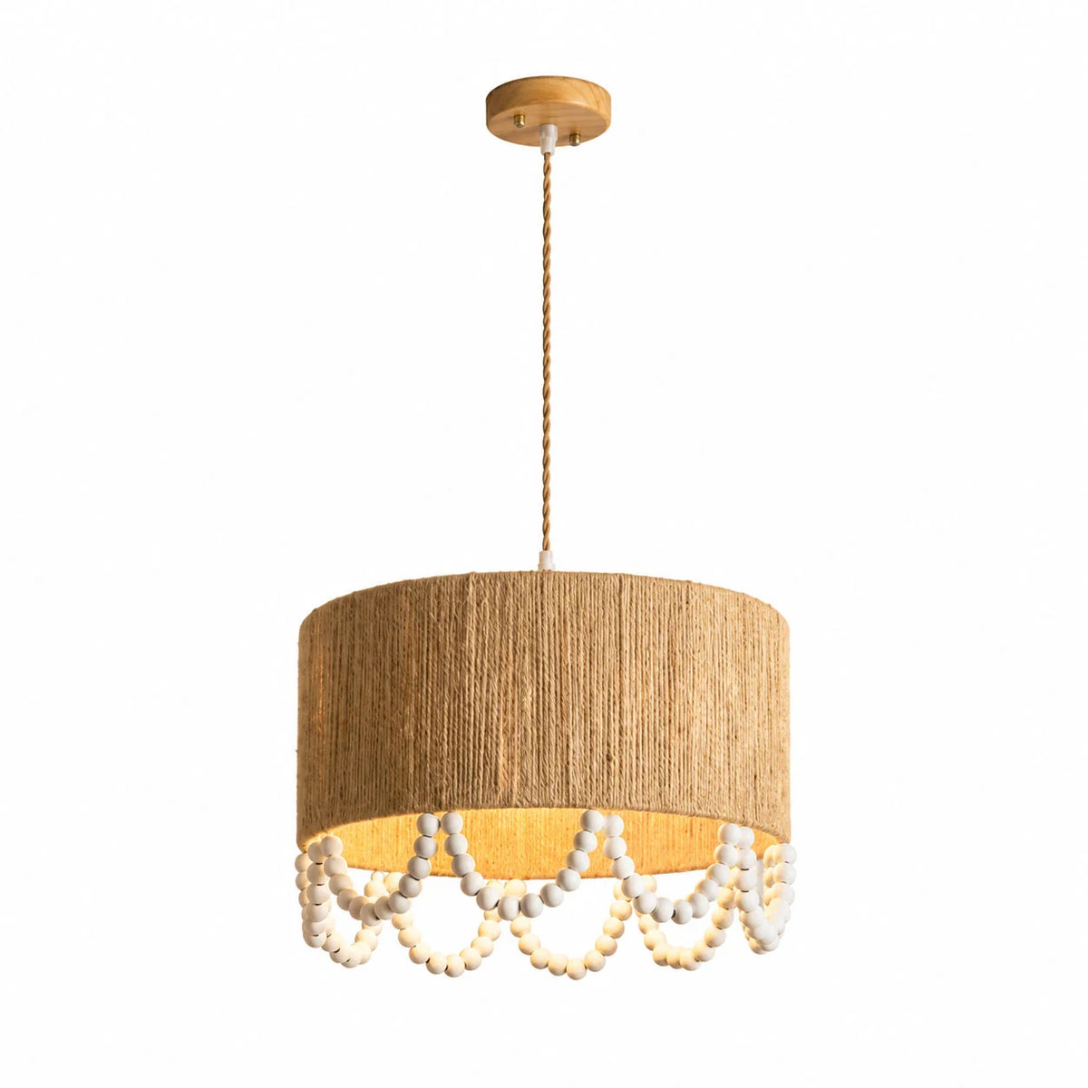 Parasol Hemp Rope Pendant Lamp