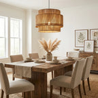 Tambour Rope Drum Pendant Lamp