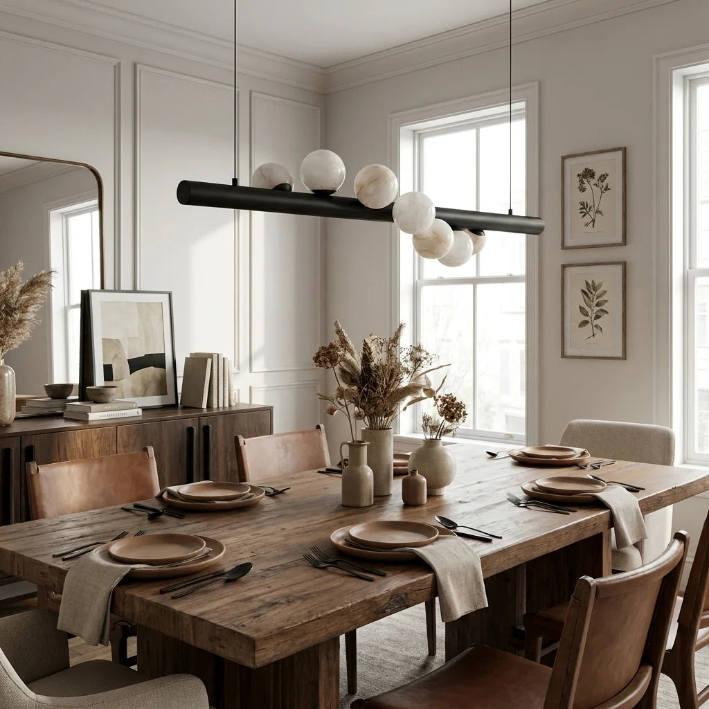 Nimbus Alabaster Bar Pendant Lamp
