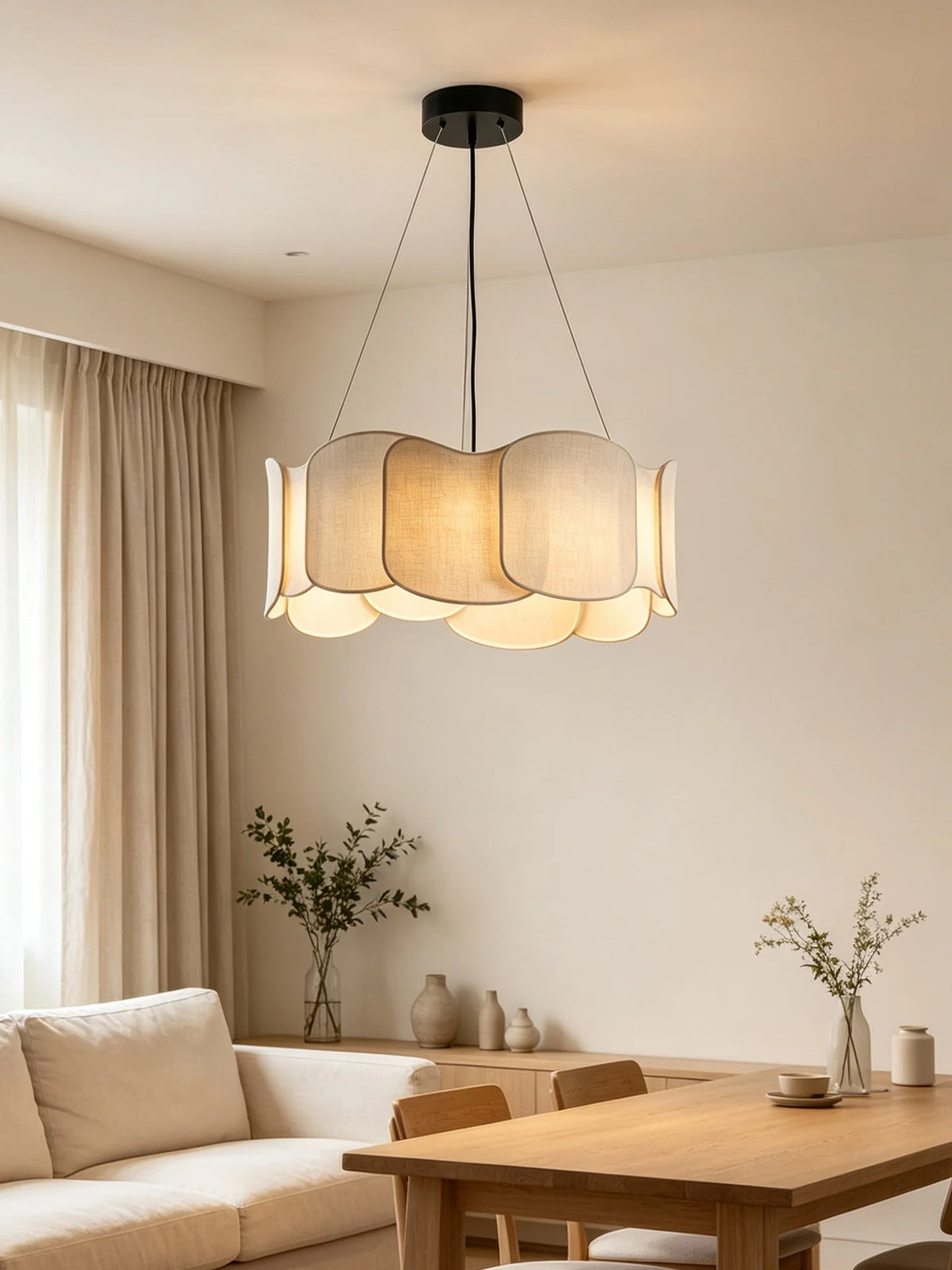 Cumulus Cloud Fabric Pendant Lamp