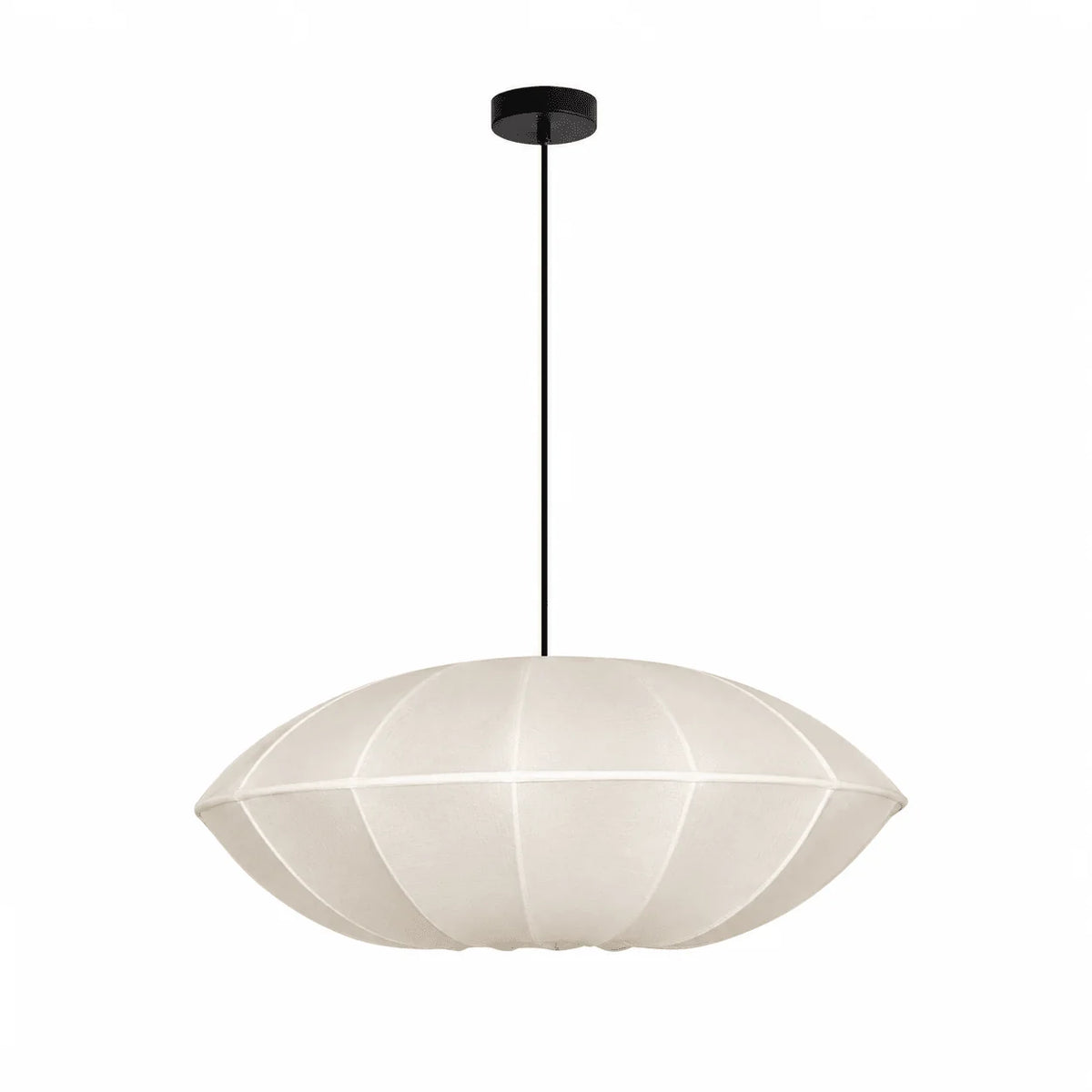 Calabash Ribbed Fabric Pendant Lamp