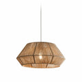 Twine Faceted Rope Pendant Lamp