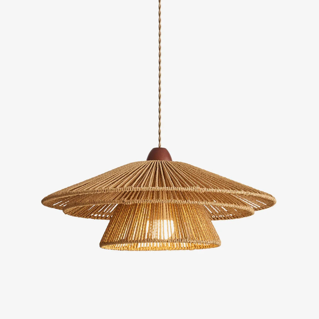 Pagoda Paper Twine Pendant Lamp