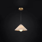 Amara Alabaster Cone Pendant Lamp