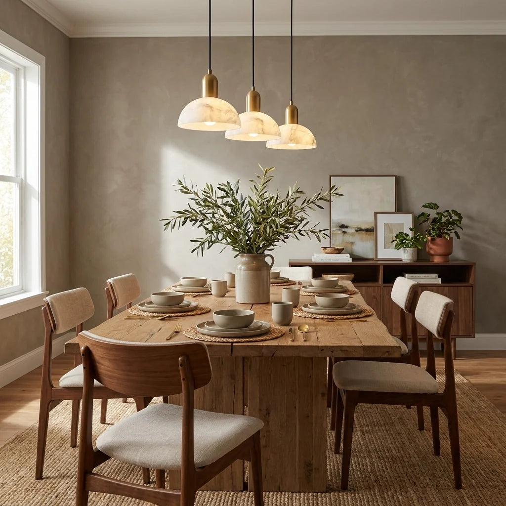 Cupola Alabaster Pendant Lamp
