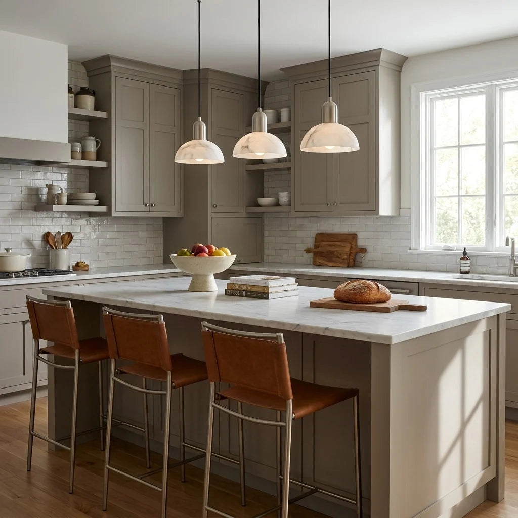 Cupola Alabaster Pendant Lamp
