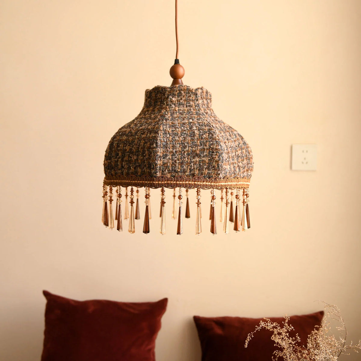 Fenwick Tweed Tassel Pendant Light