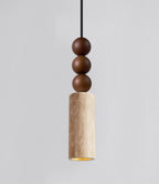 Rosary Bead Pendant Lamp