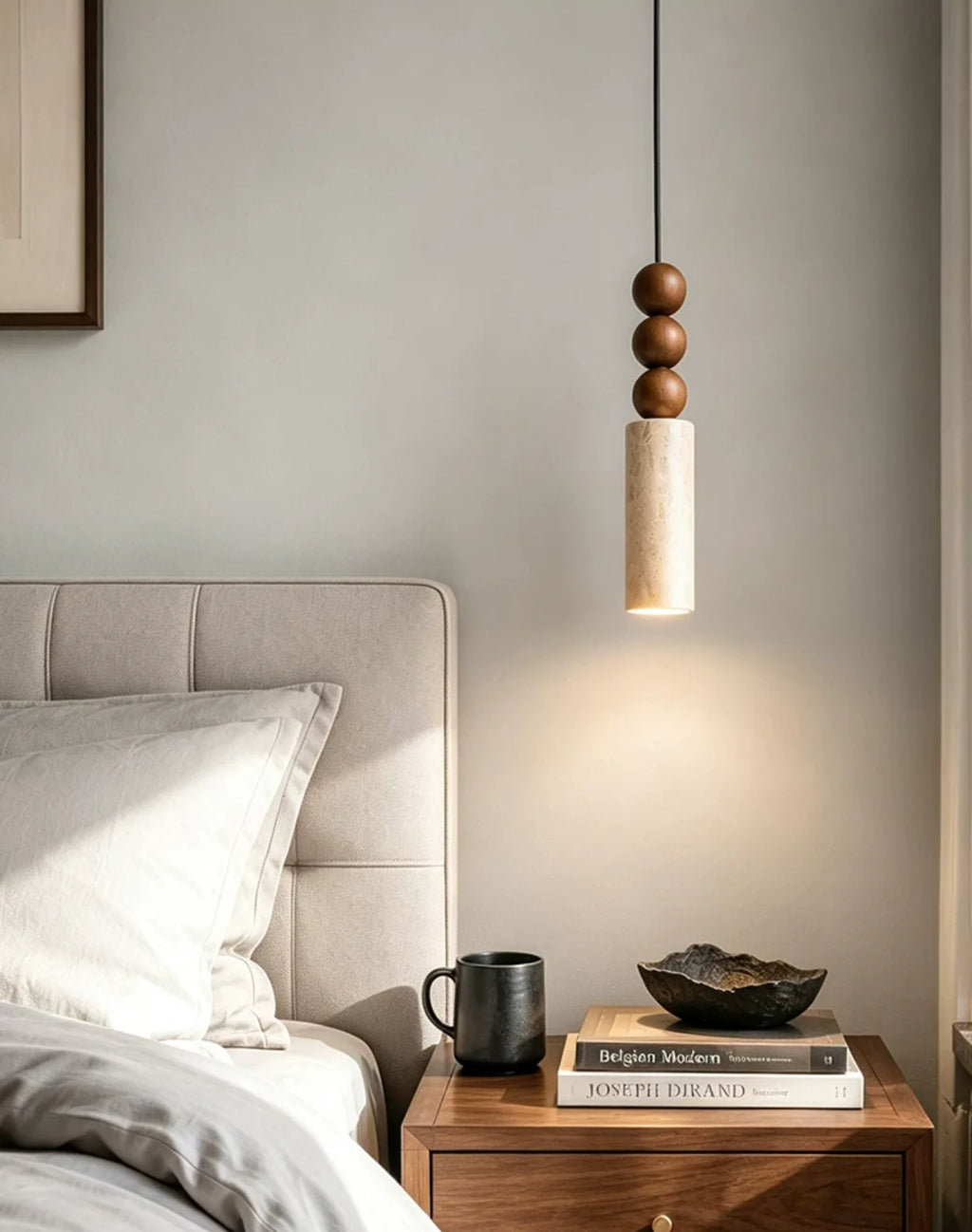 Rosary Bead Pendant Lamp