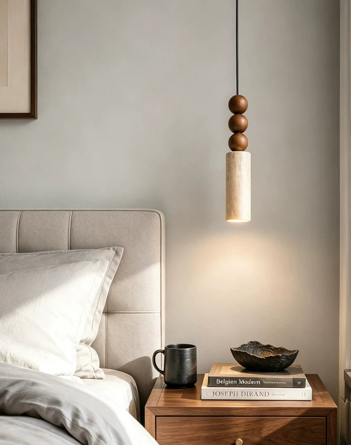 Rosary Bead Pendant Lamp