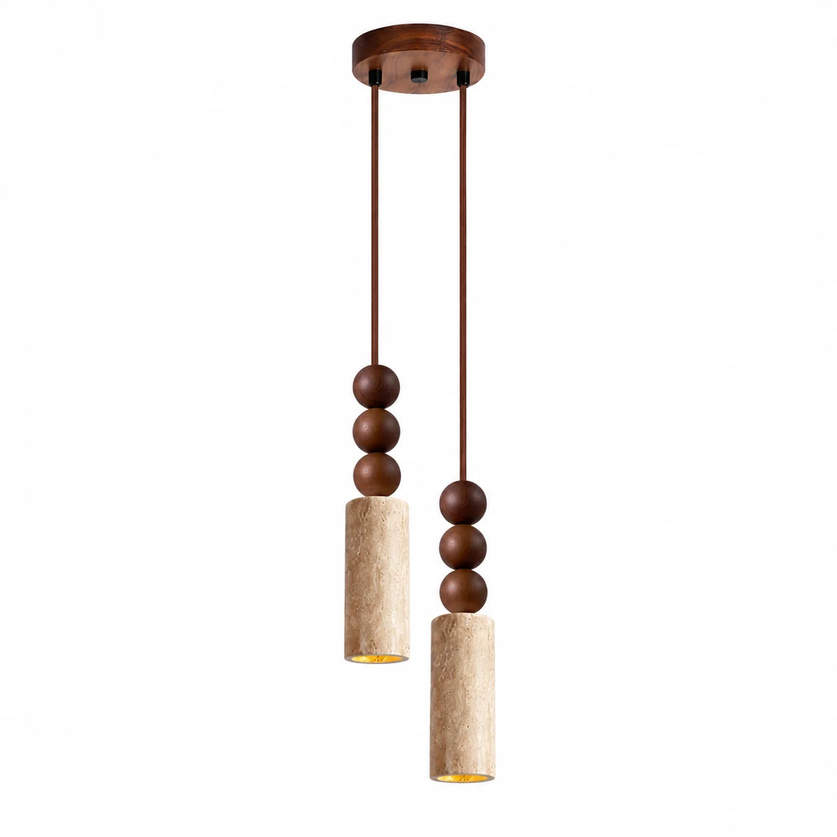 Rosary Bead Pendant Lamp