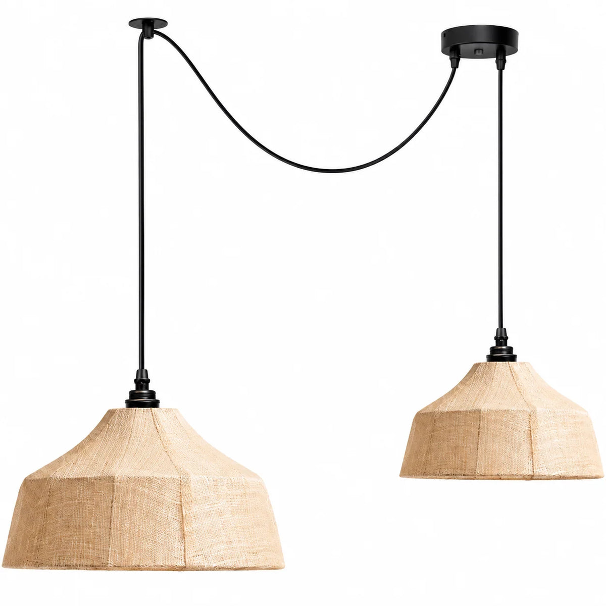 Manila Woven Fiber Pendant Lamp