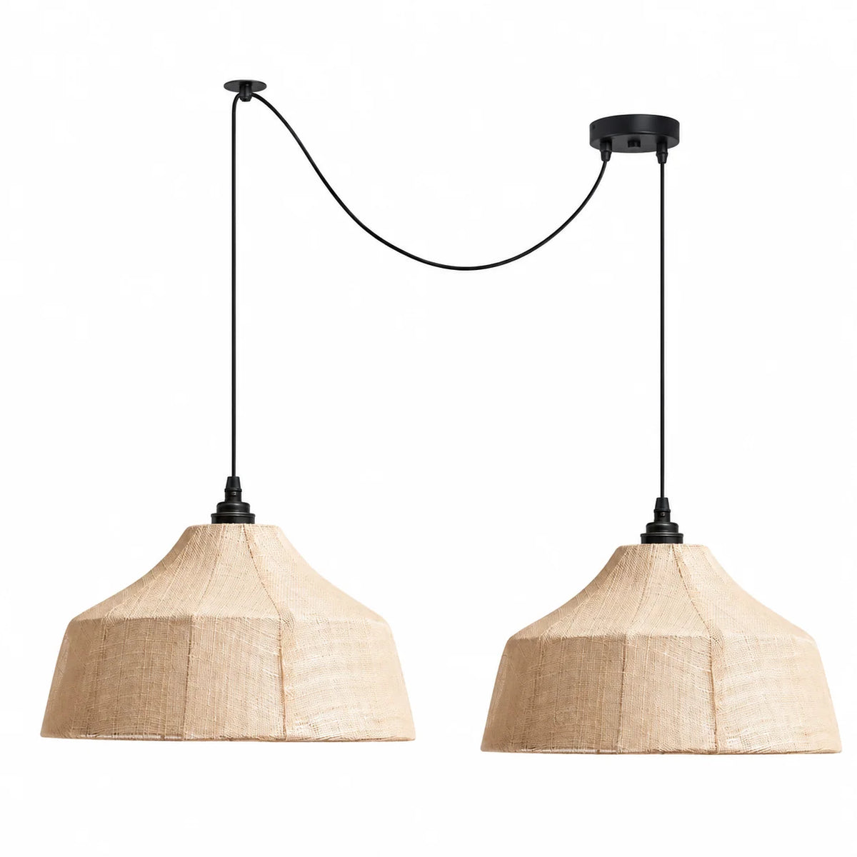 Manila Woven Fiber Pendant Lamp