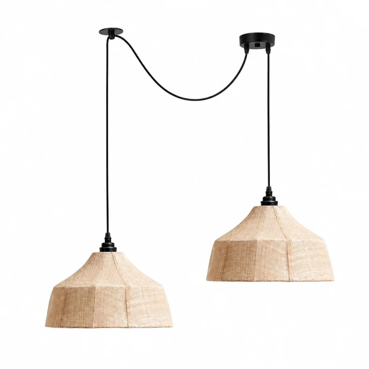 Manila Woven Fiber Pendant Lamp