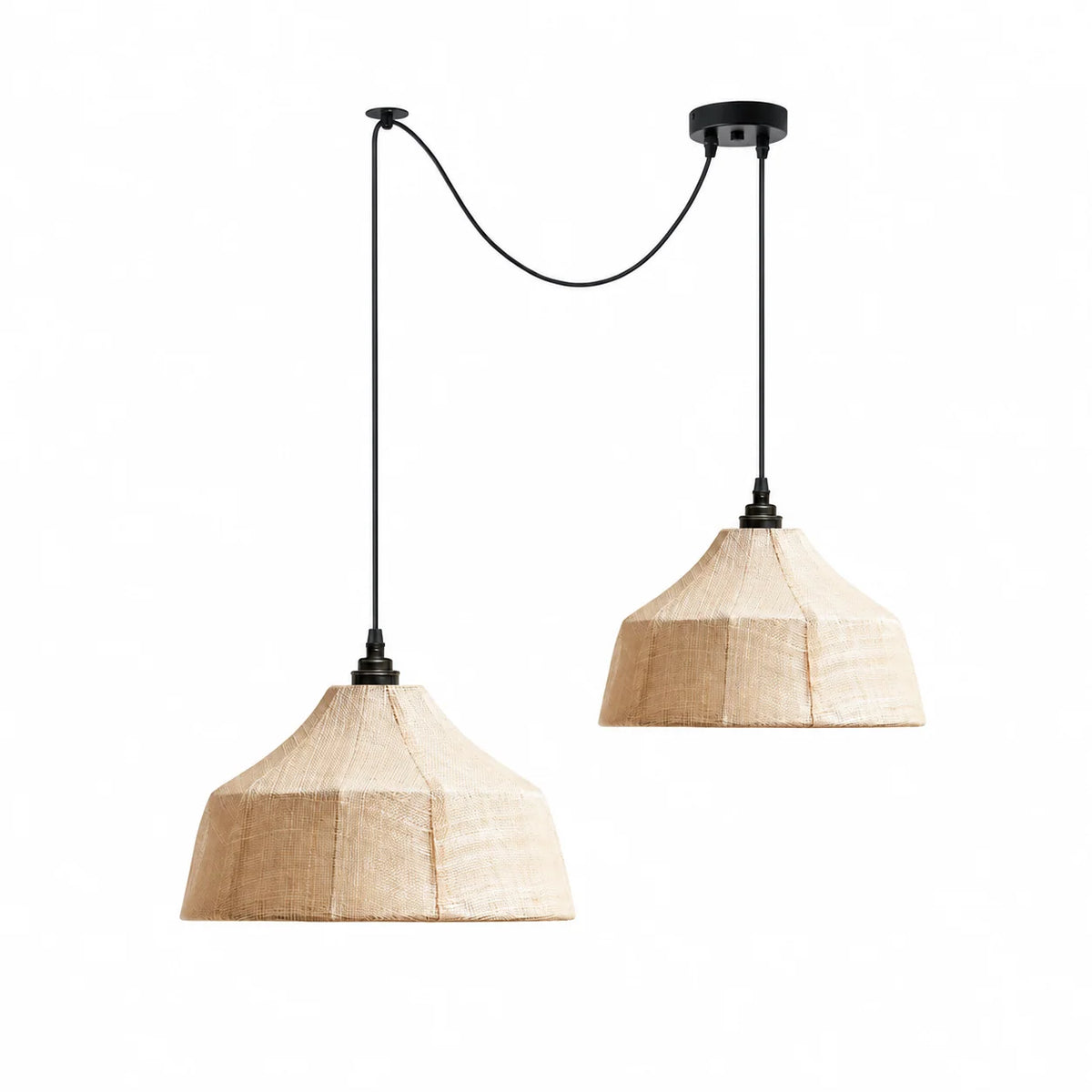 Manila Woven Fiber Pendant Lamp