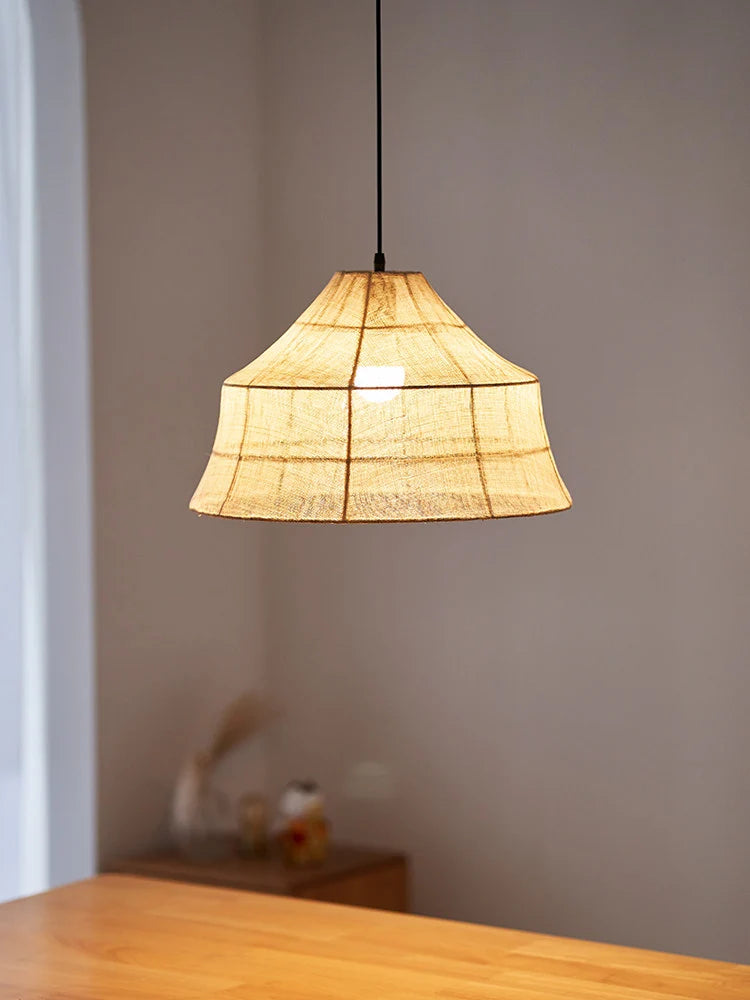 Manila Woven Fiber Pendant Lamp