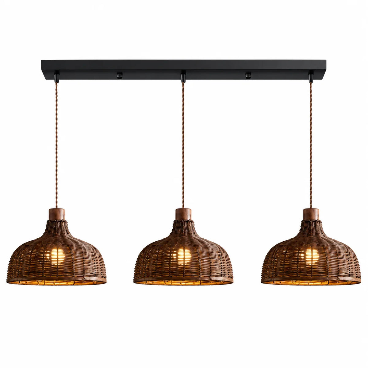 Willow Woven Rattan Pendant Lamp
